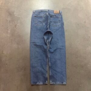 Vintage Polo Ralph Lauren men's blue relaxed fit jeans straight 36